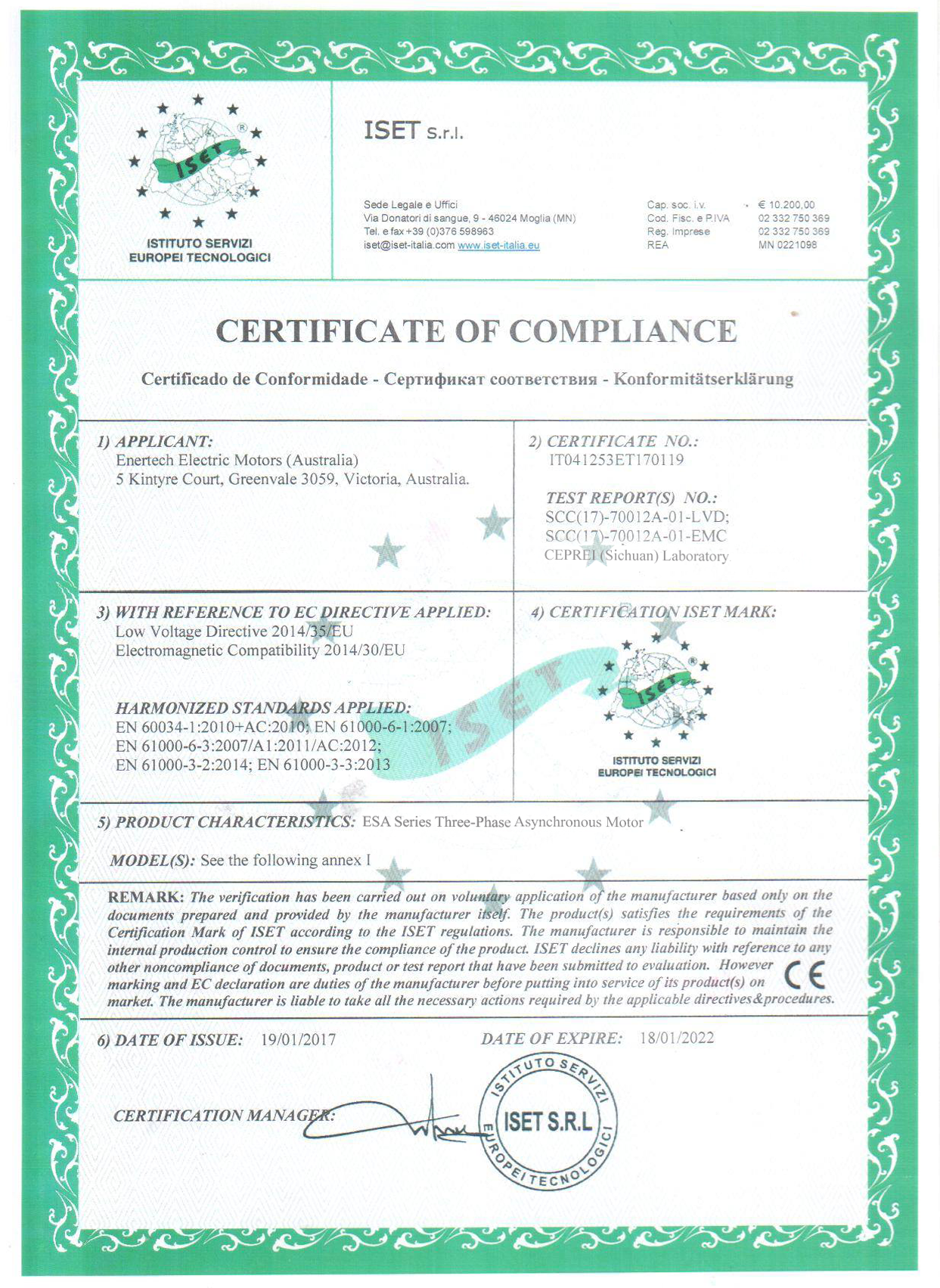 Introduction Enertech Electric Motors (Australia)